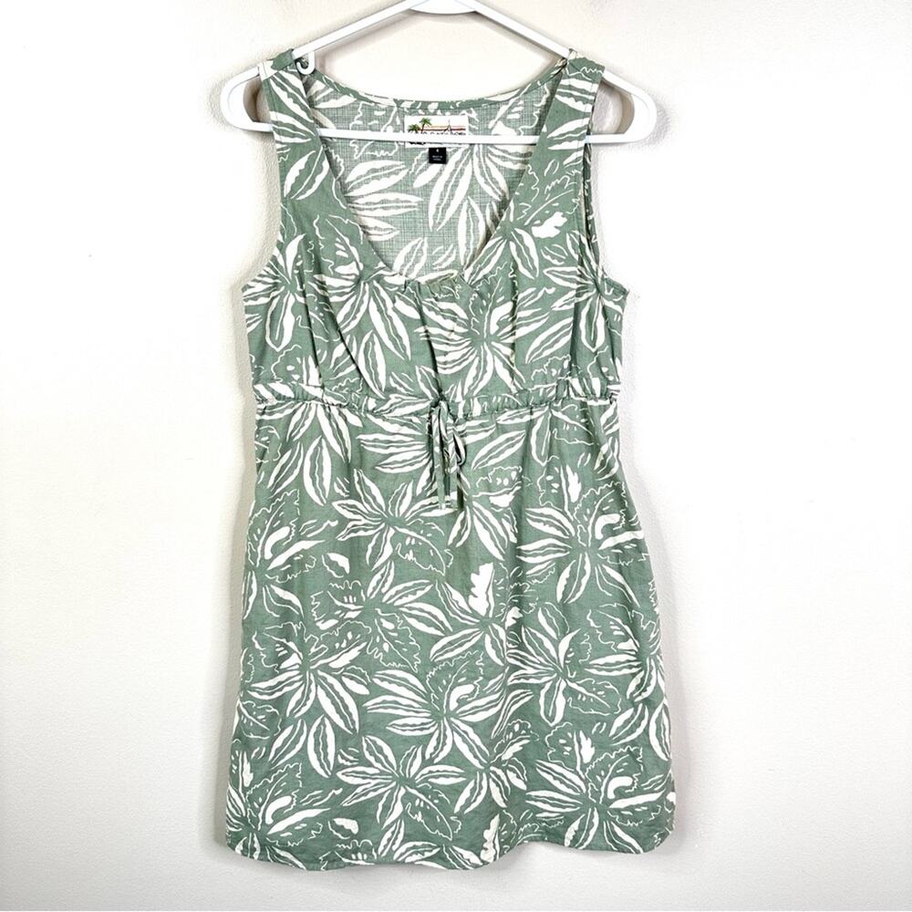 Patagonia Pataloha Dress Womens 4 Floral Organic Cotton Tropical Summer Dress